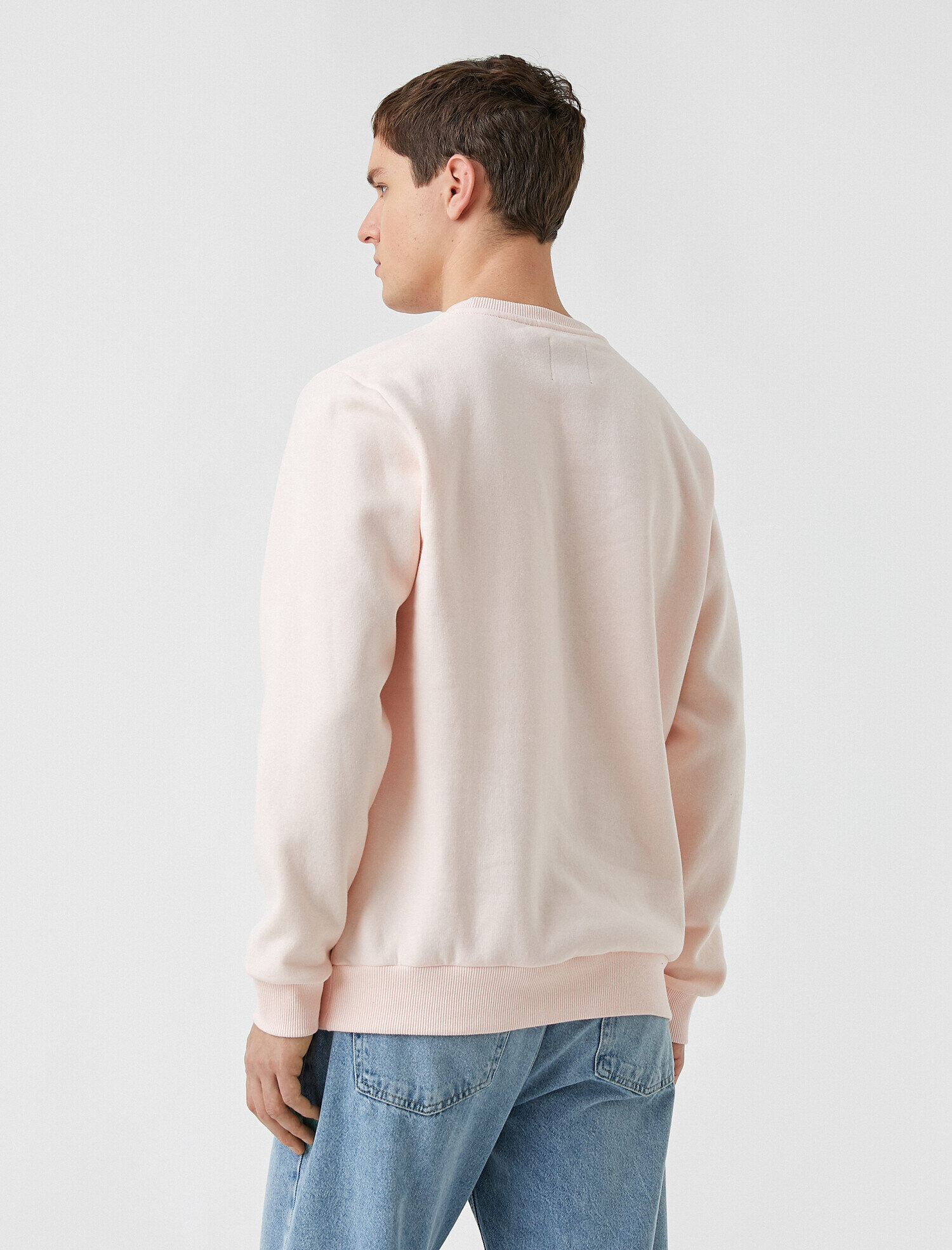 Minimal İşlemeli Sweatshirt