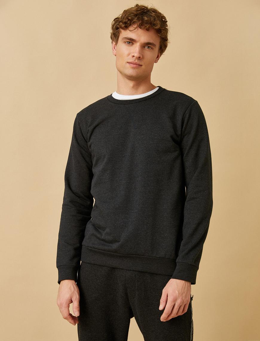   Basic Sweatshirt Pamuklu