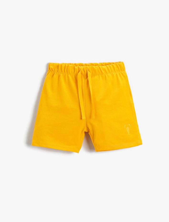 Erkek Çocuk Basic Şort Beli Bağcıklı