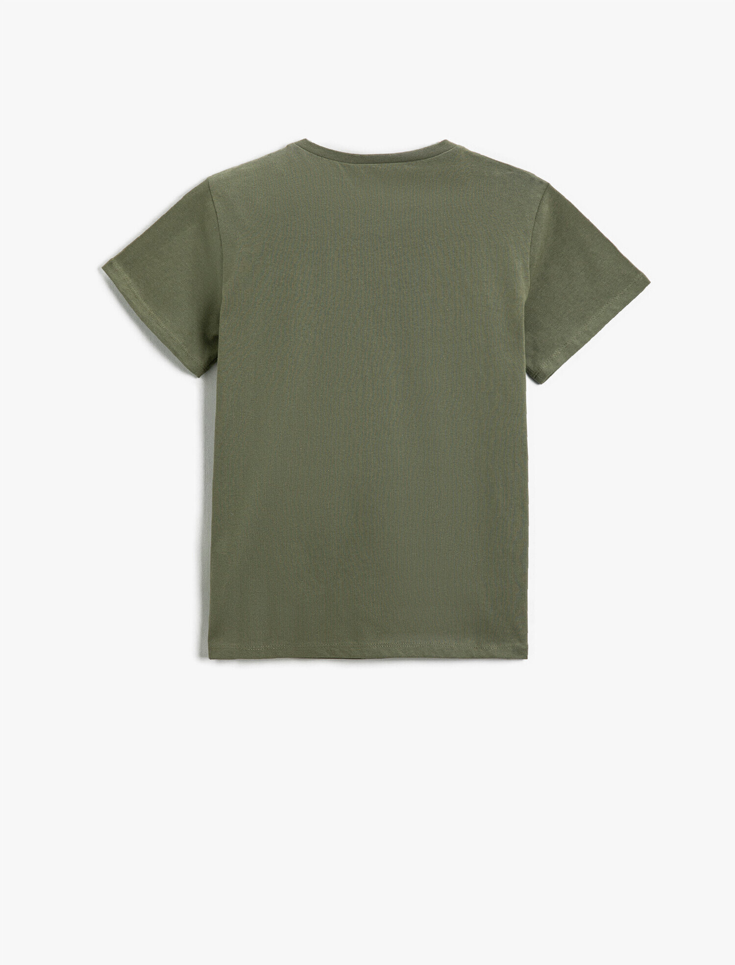  Erkek Çocuk Slogan Baskılı Kısa Kollu Tişört Pamuklu