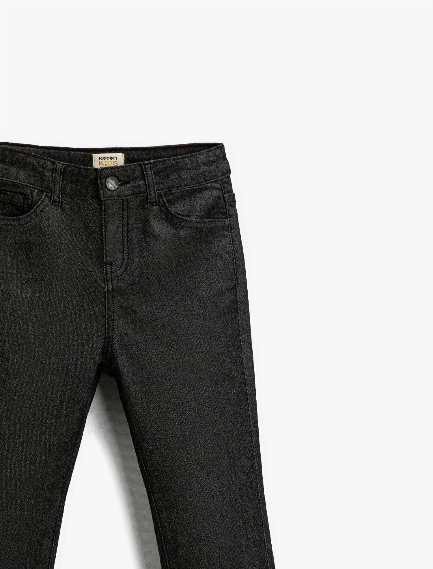  Erkek Çocuk Kot Pantolon Pamuklu Cepli - Slim Jean