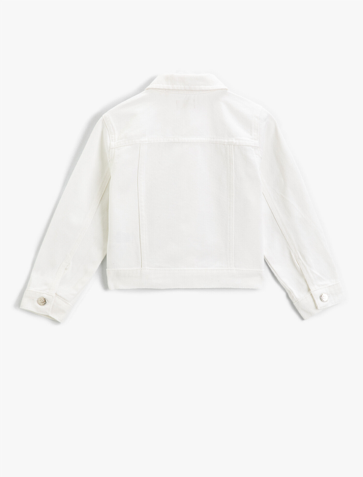  Kız Çocuk Uzun Kollu Kot Ceket Pamuklu