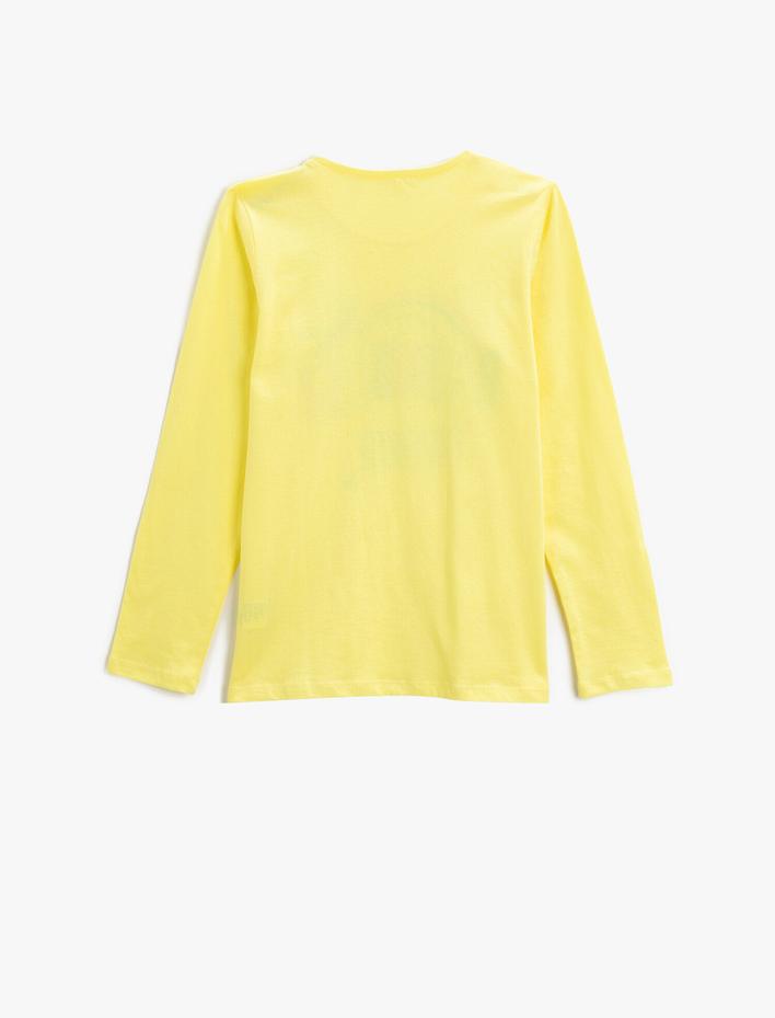 Kız Çocuk Unicorn Baskılı Pamuklu Tişört