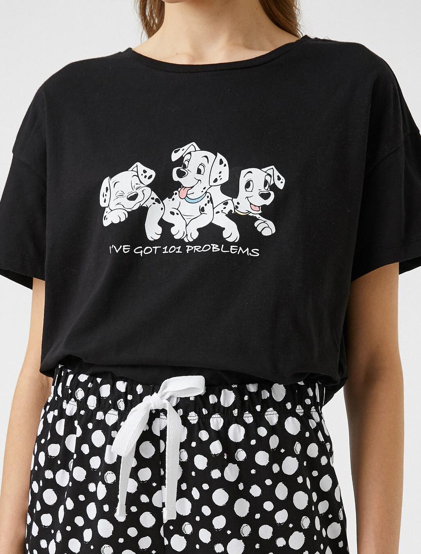   101 Dalmaçyalı Lisanslı Pamuklu Pijama Takımı