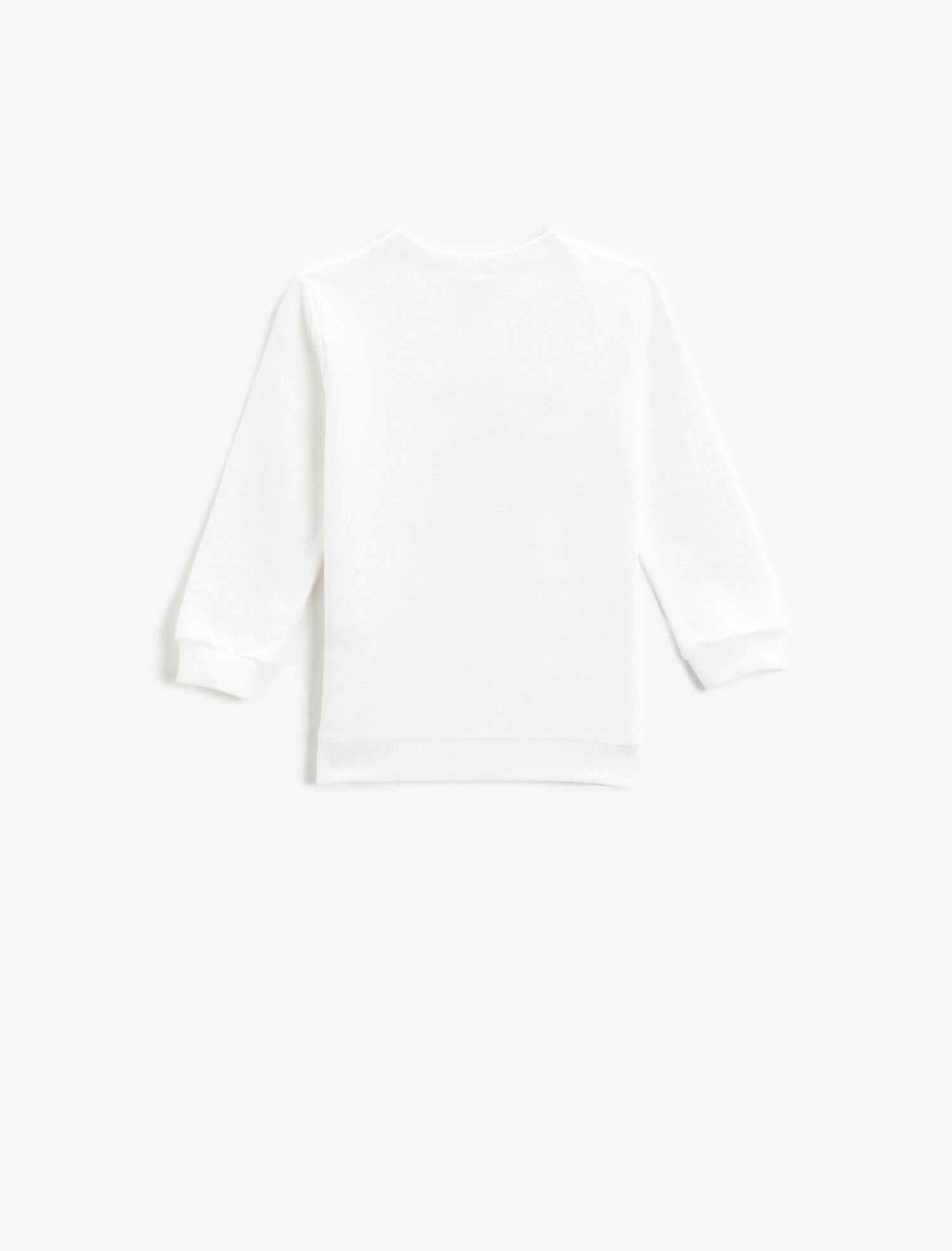  Erkek Bebek Dinozor Baskılı Sweatshirt Bisiklet Yaka Pamuklu