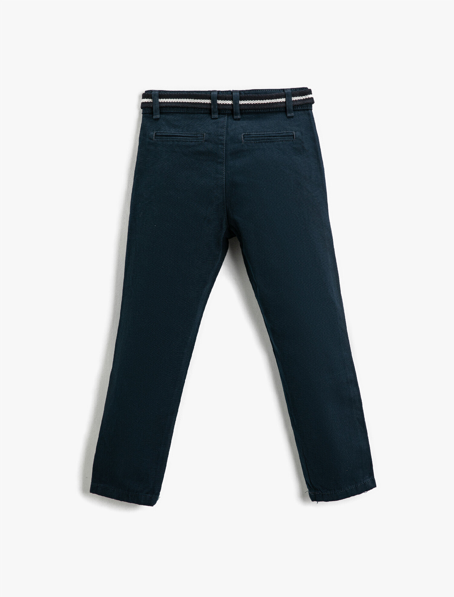  Erkek Çocuk Basic Kemerli Dokuma Pantolon