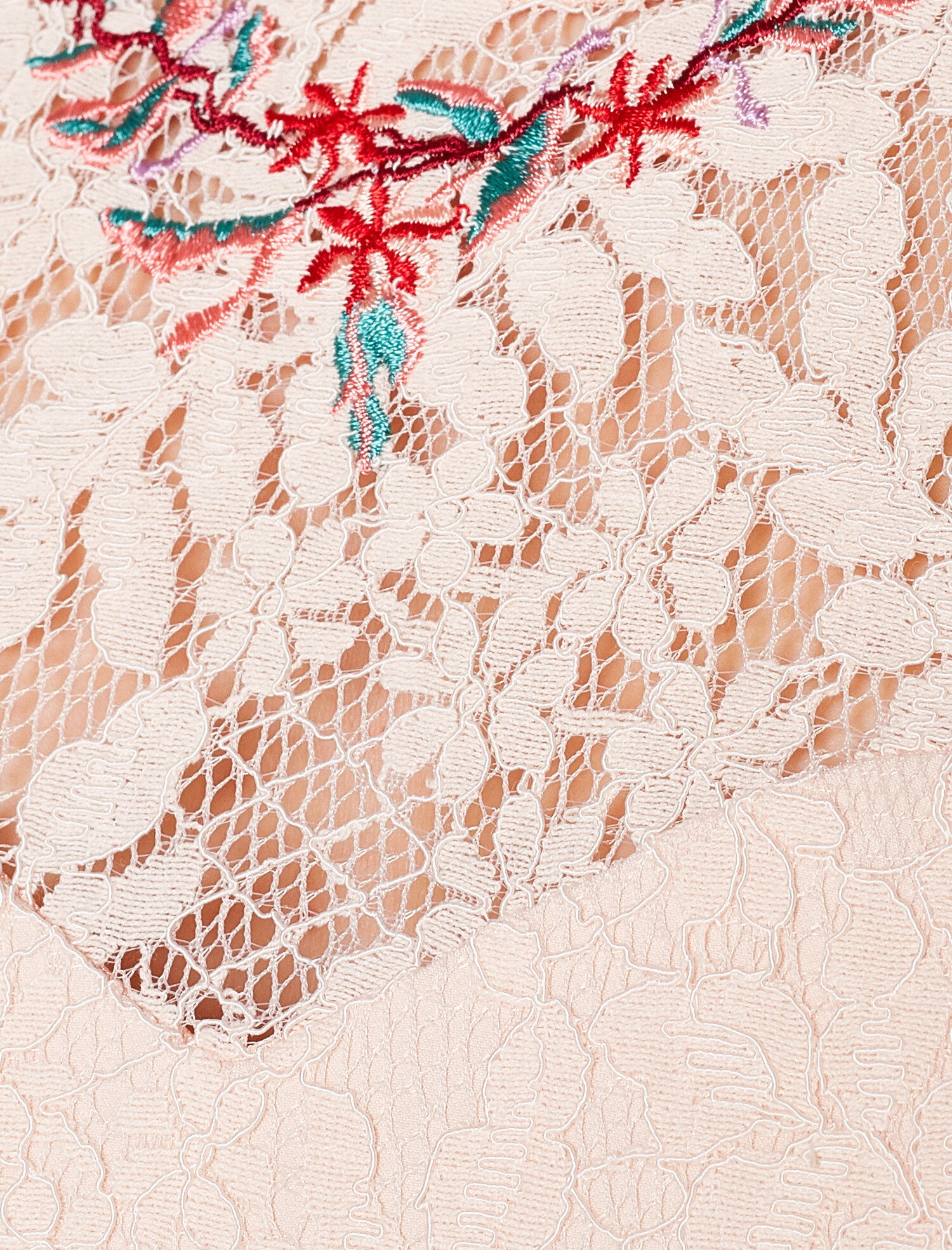   Dantel Detaylı Abiye Elbise