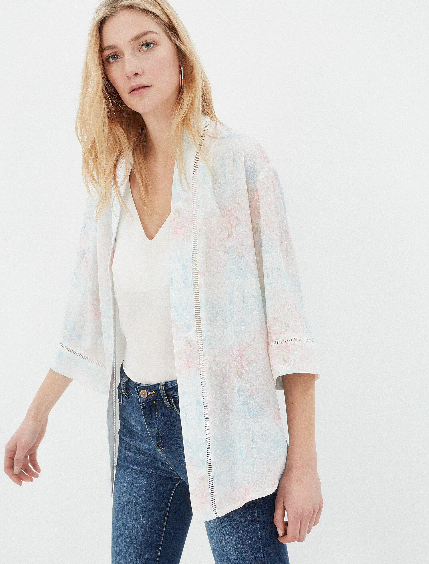   Desenli Kimono
