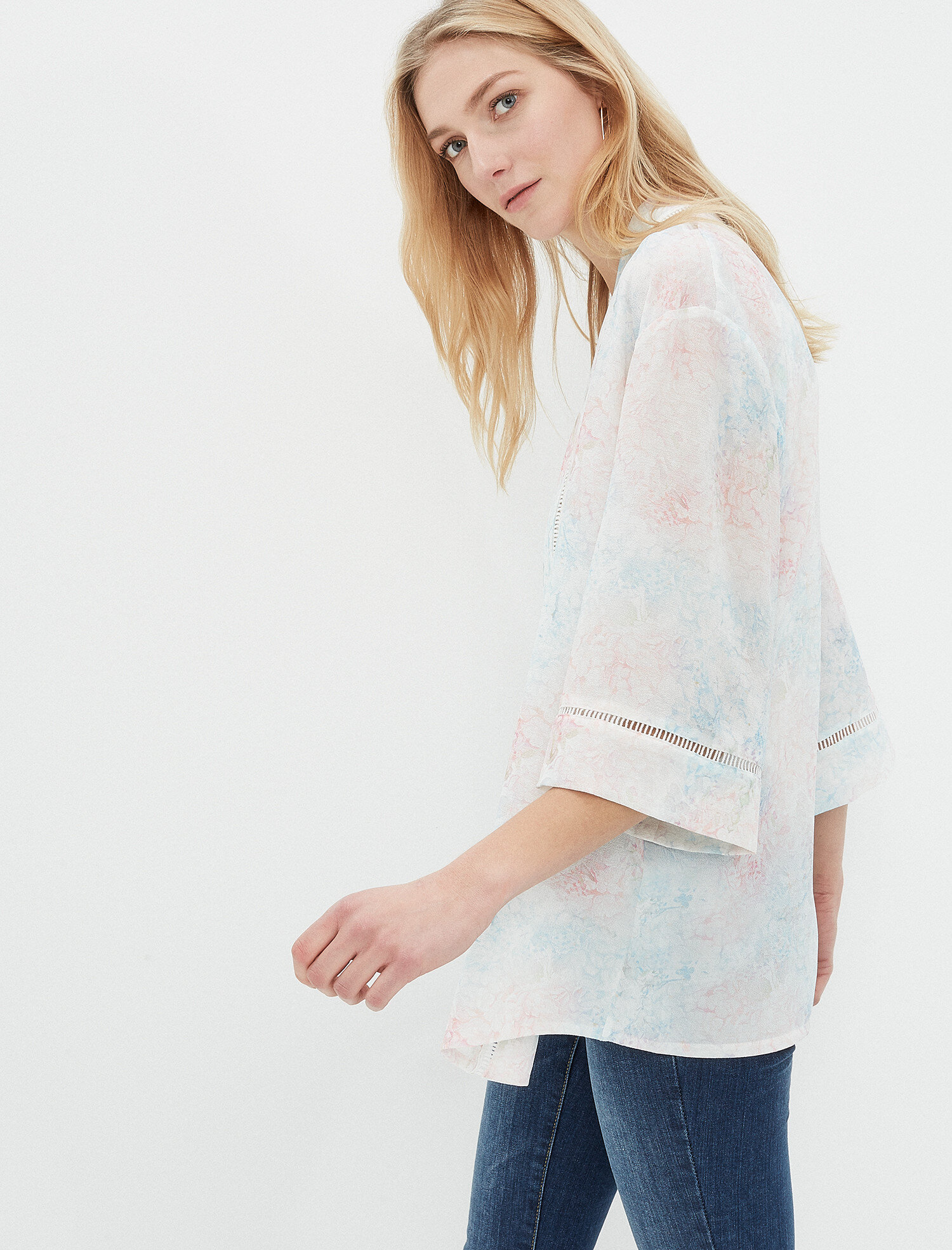  Desenli Kimono