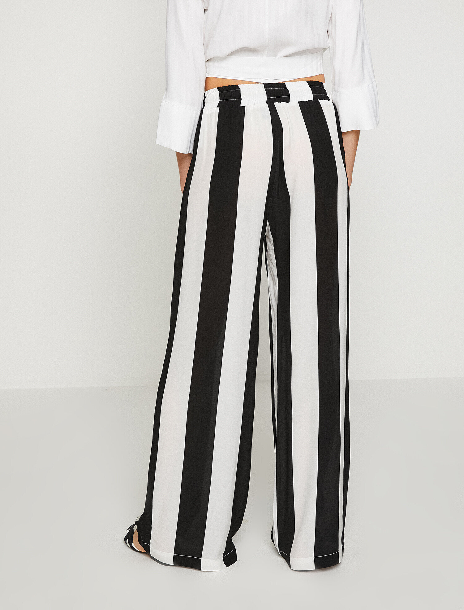   Renk Bloklu Pantolon