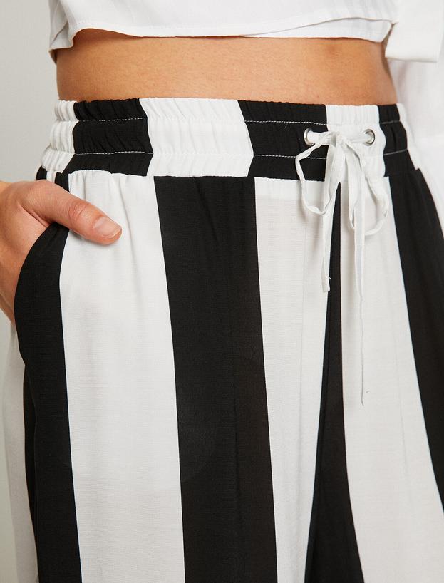   Renk Bloklu Pantolon