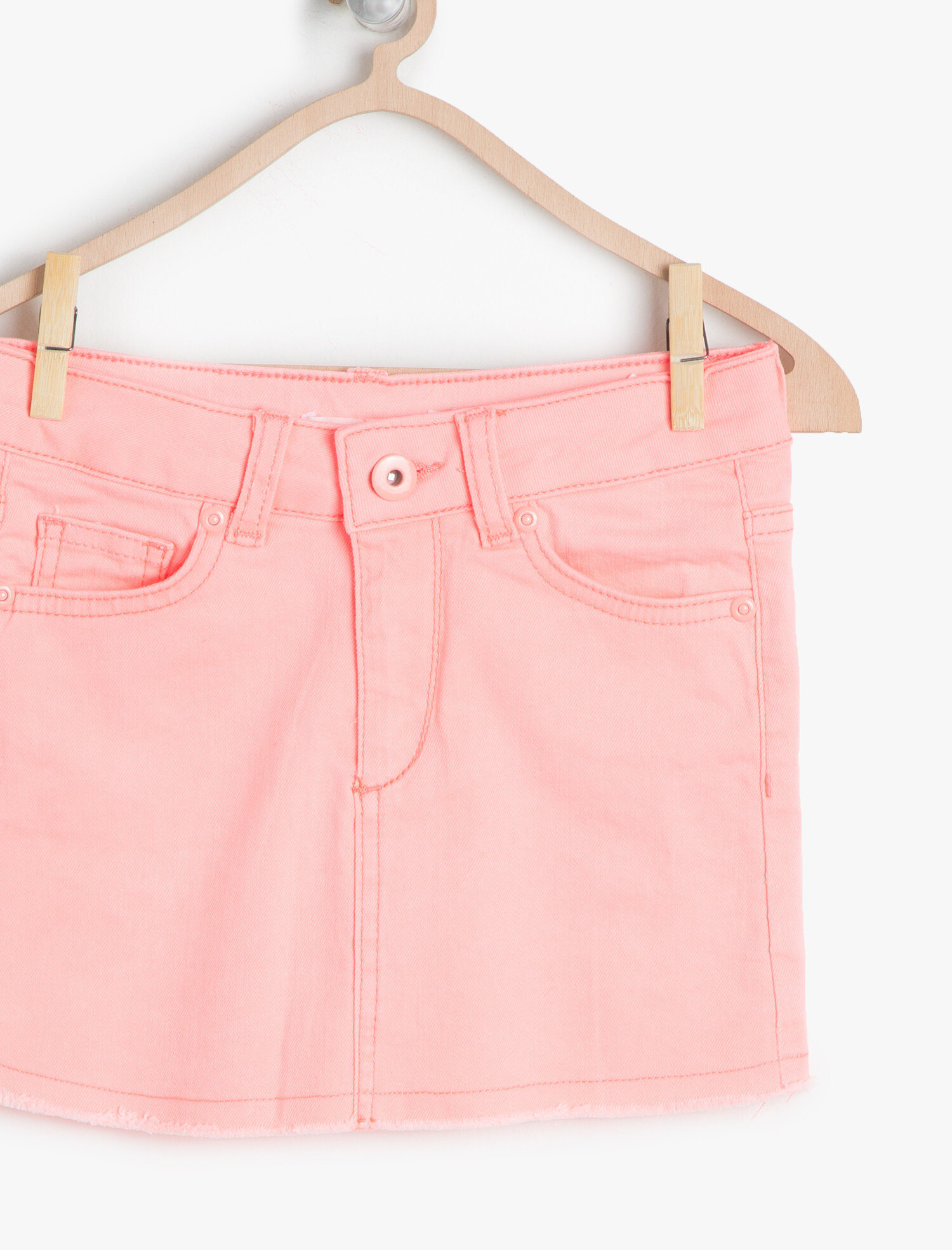  Kız Çocuk Cep Detaylı Etek