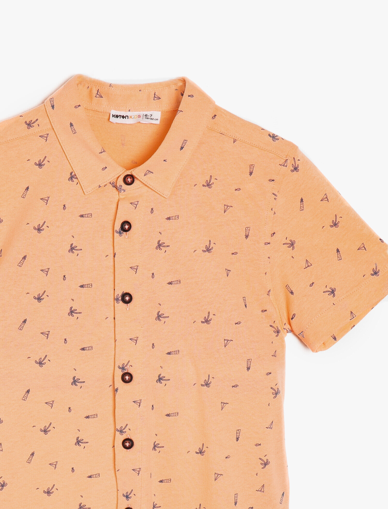  Erkek Çocuk Desenli Gömlek