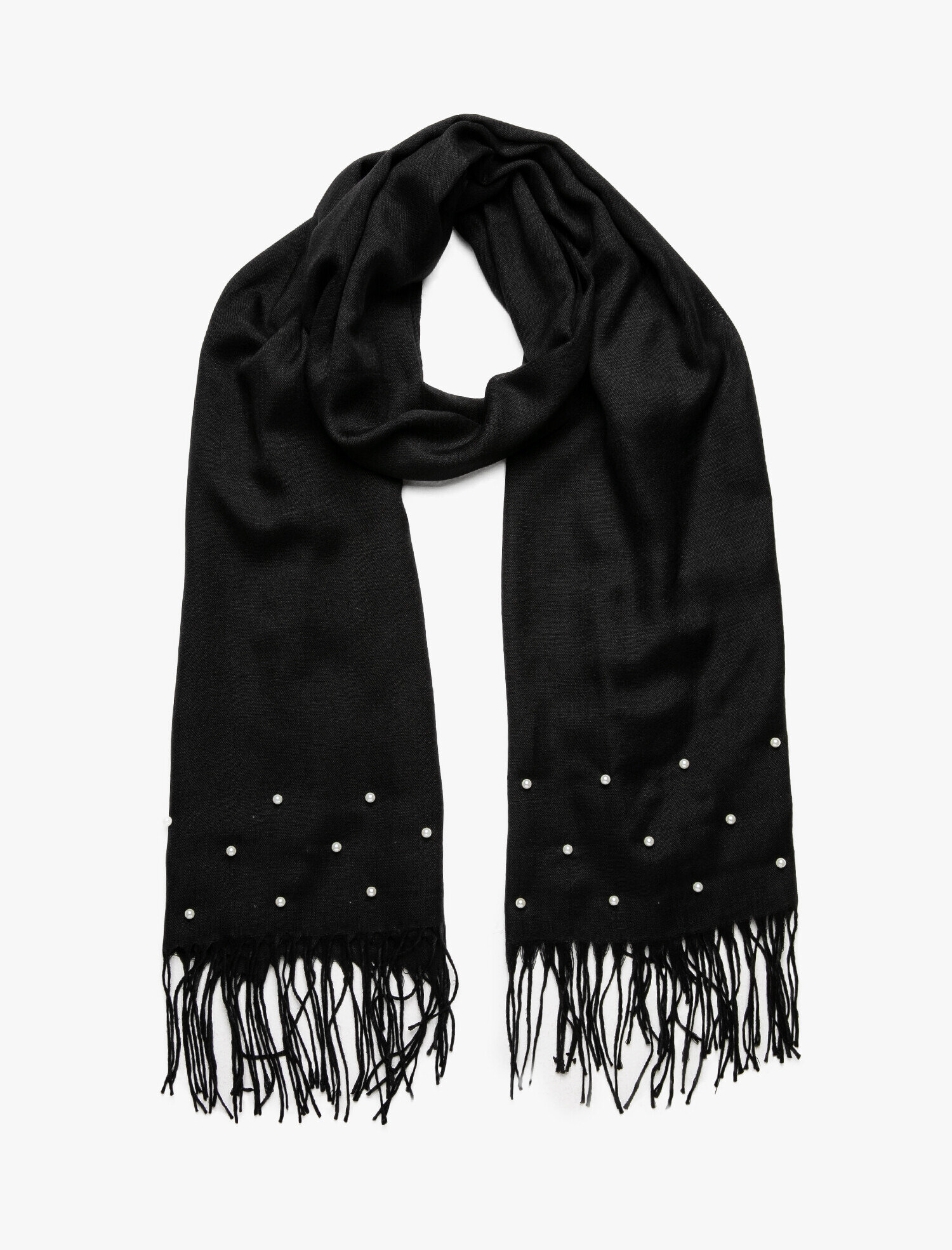  Kadın İnci Detaylı Şal