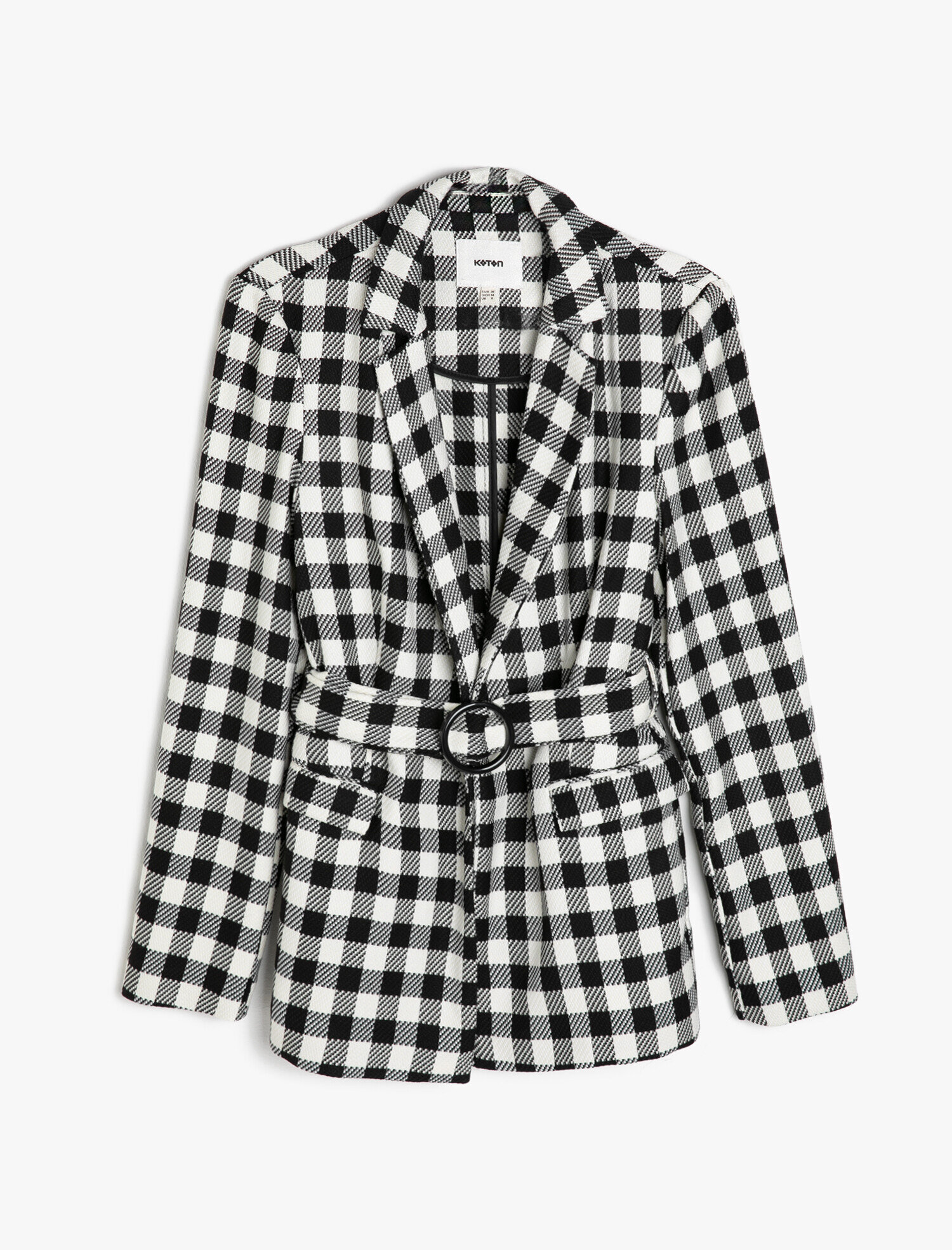   Kemer Detaylı Blazer Ceket