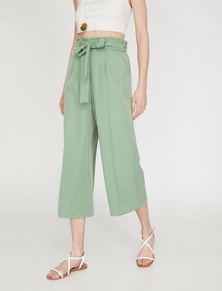  Beli Bağlamalı Pantolon