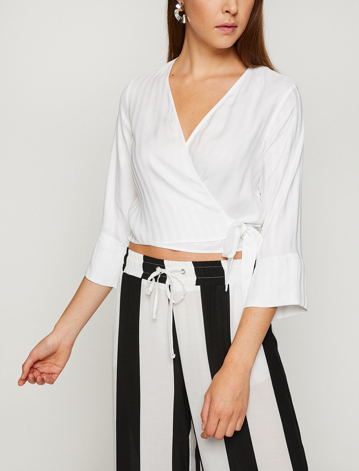   Beli Bağlamalı Bluz