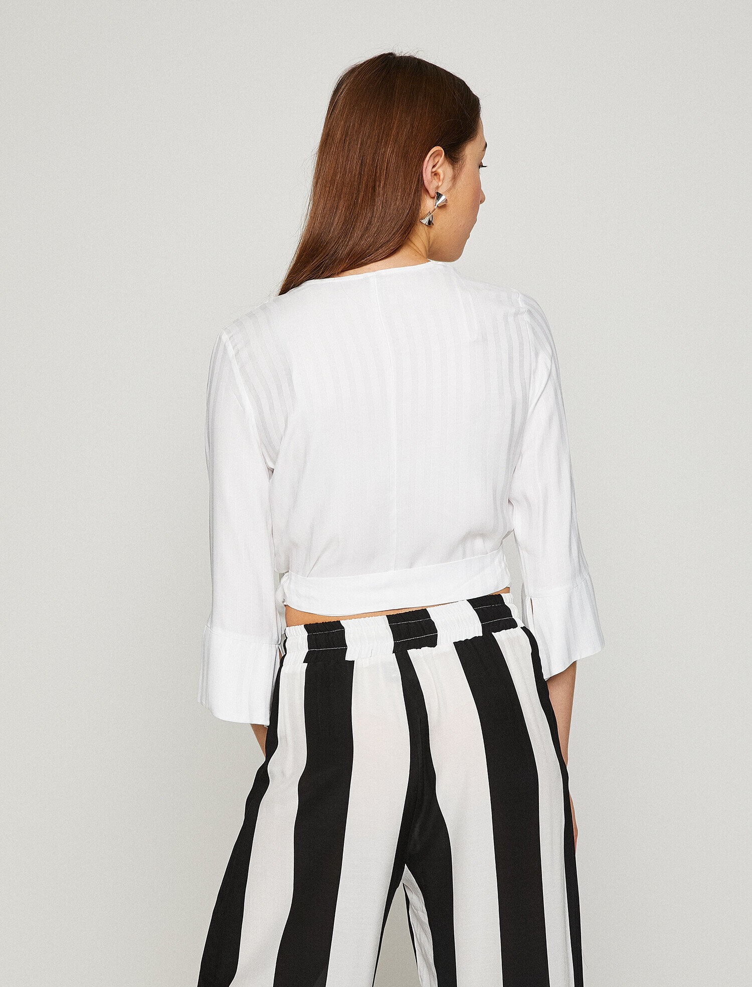   Beli Bağlamalı Bluz