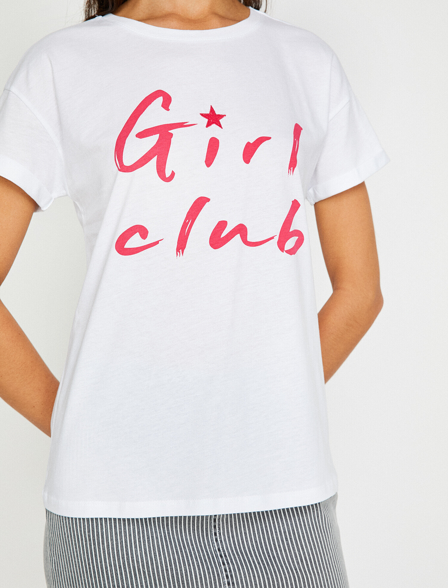   Yazılı Baskılı Tişört