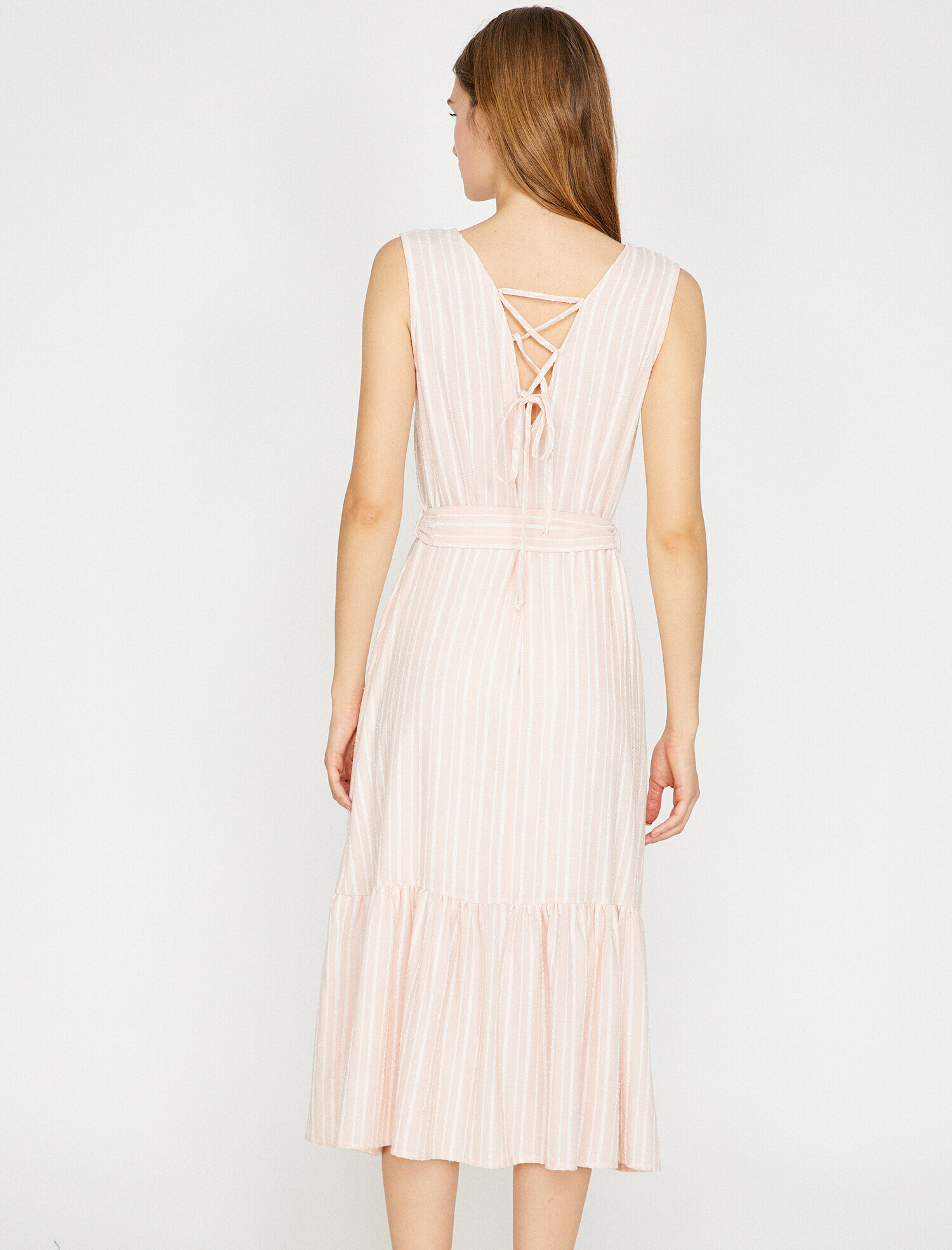   Beli Bağlamalı Elbise