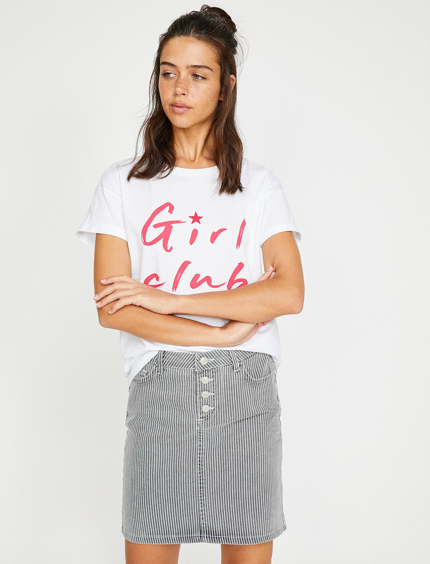   Yazılı Baskılı Tişört