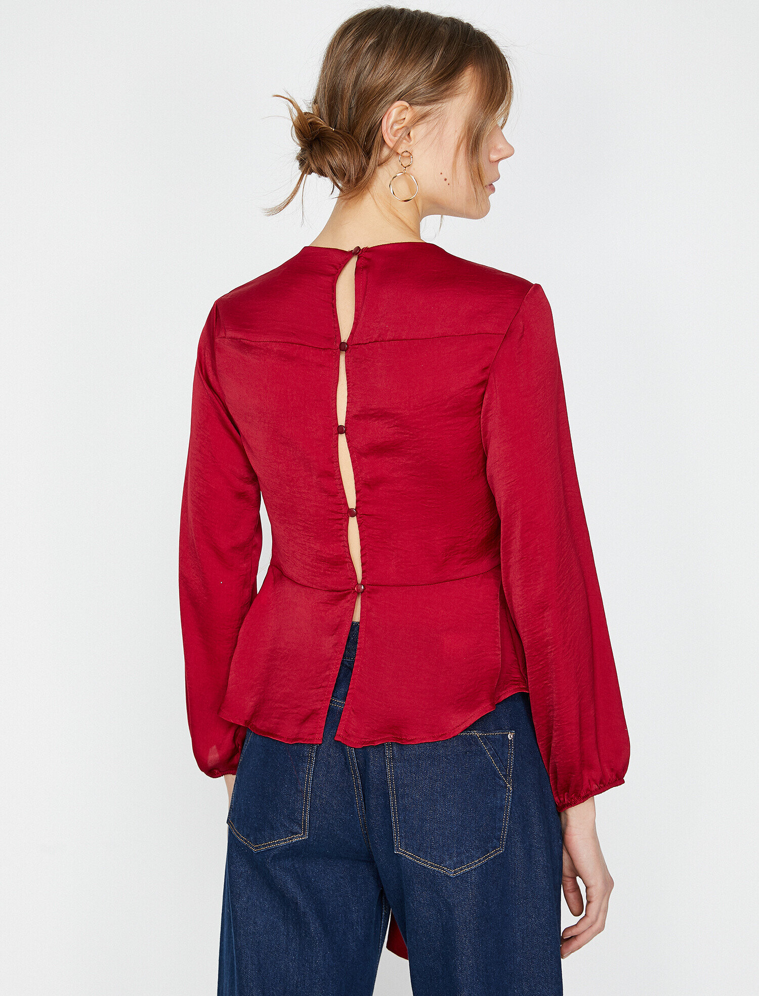   Beli Bağlamalı Bluz