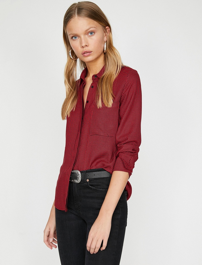  Cep Detaylı Gömlek