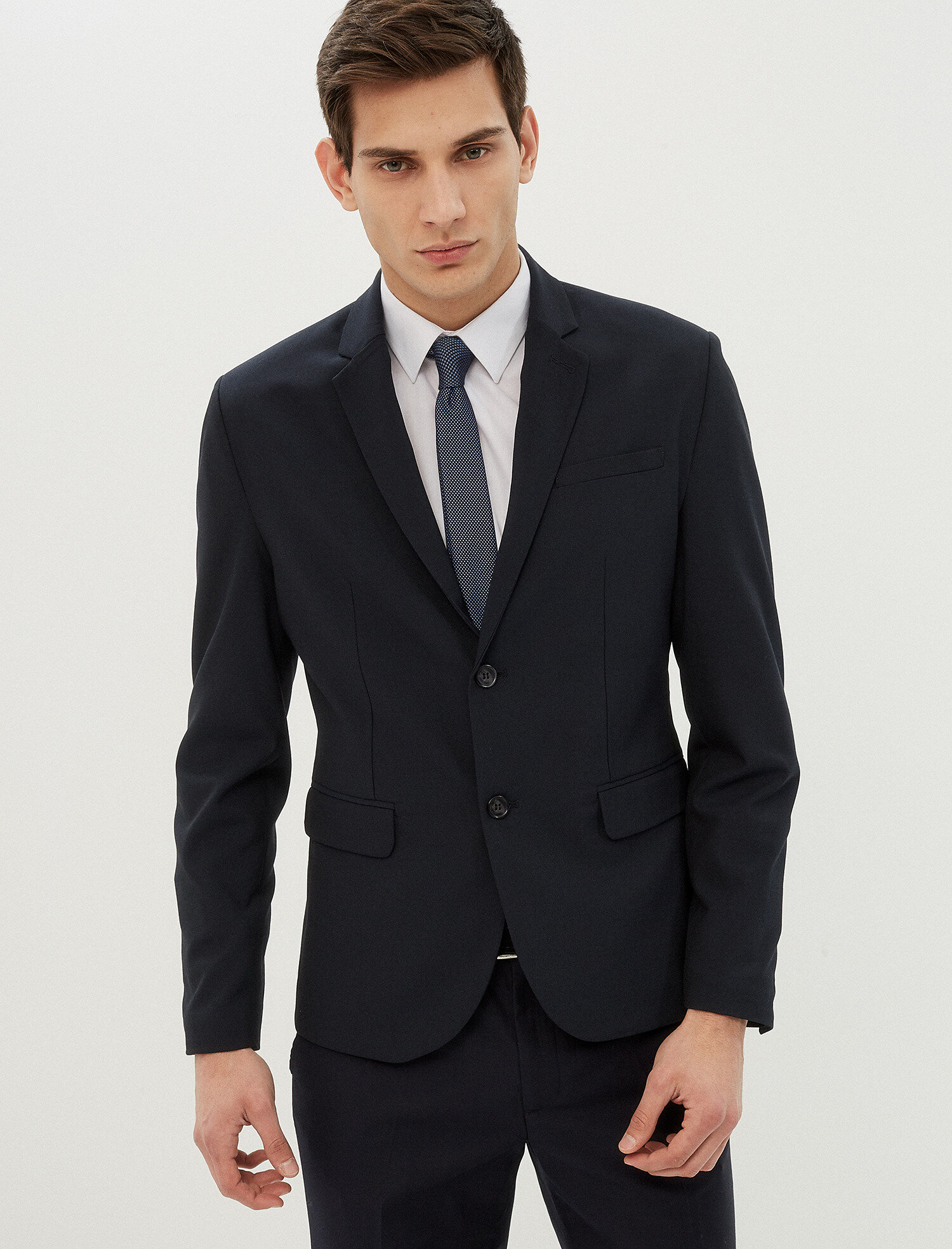   V Yaka Blazer Ceket