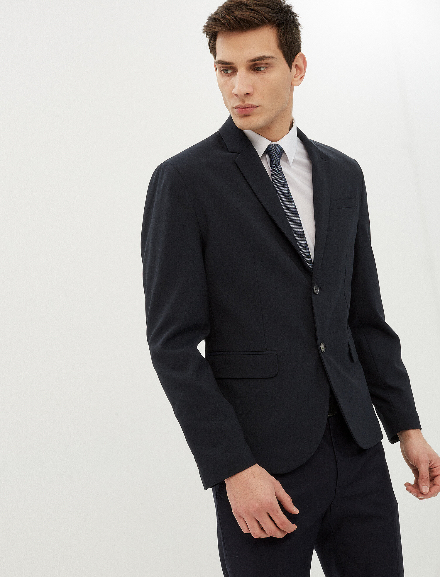   V Yaka Blazer Ceket