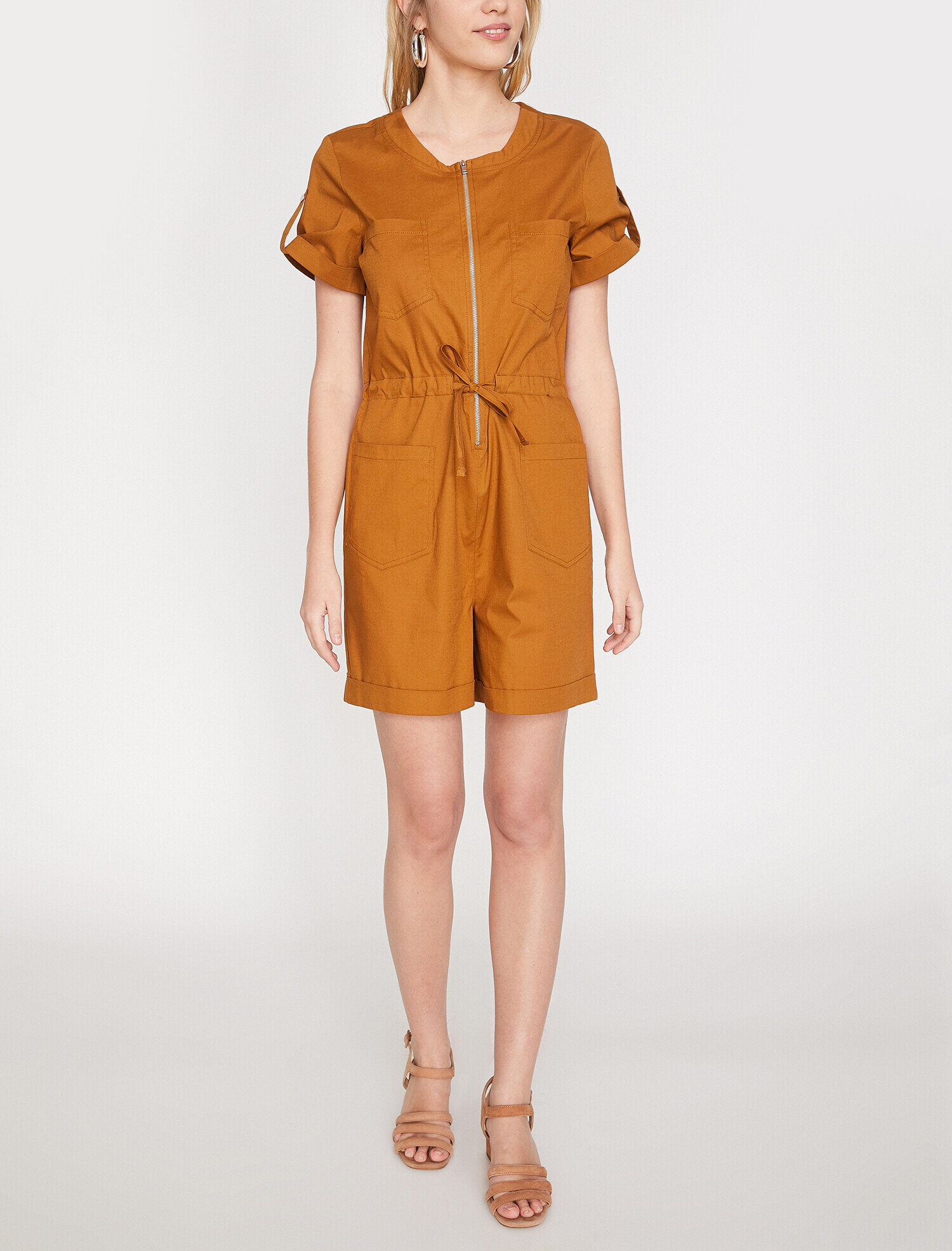   Fermuar Detaylı Tulum