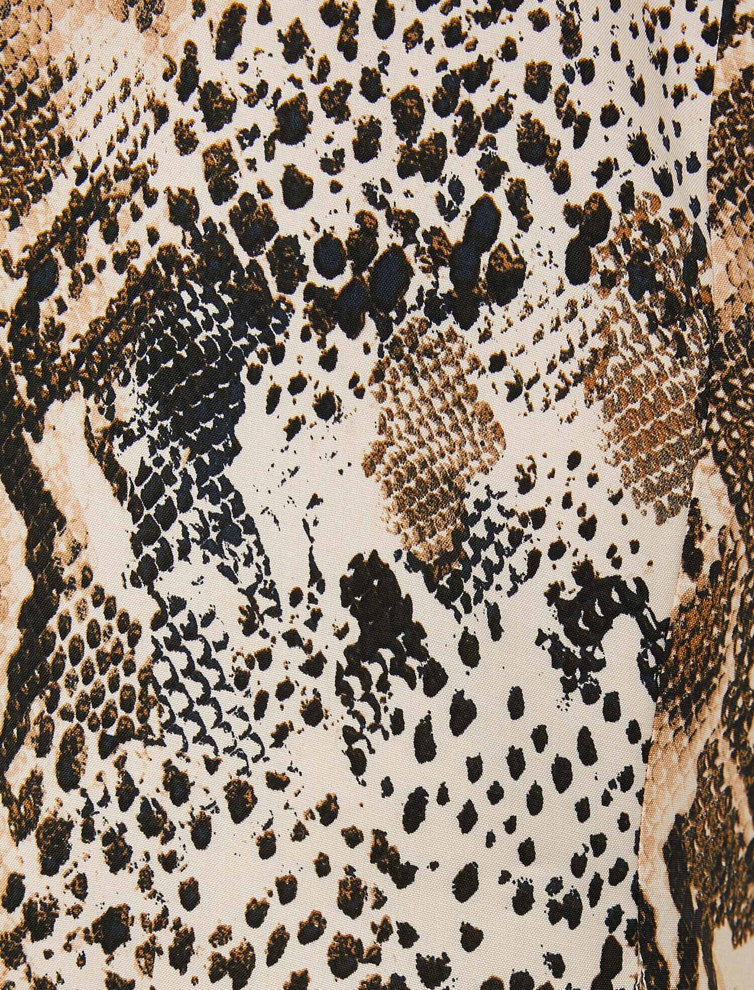   Yılan Derisi Desenli Bluz