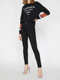 Kate Yüksek Bel Esnek Kumaşlı Dar Paça Skinny Denim Pantolon