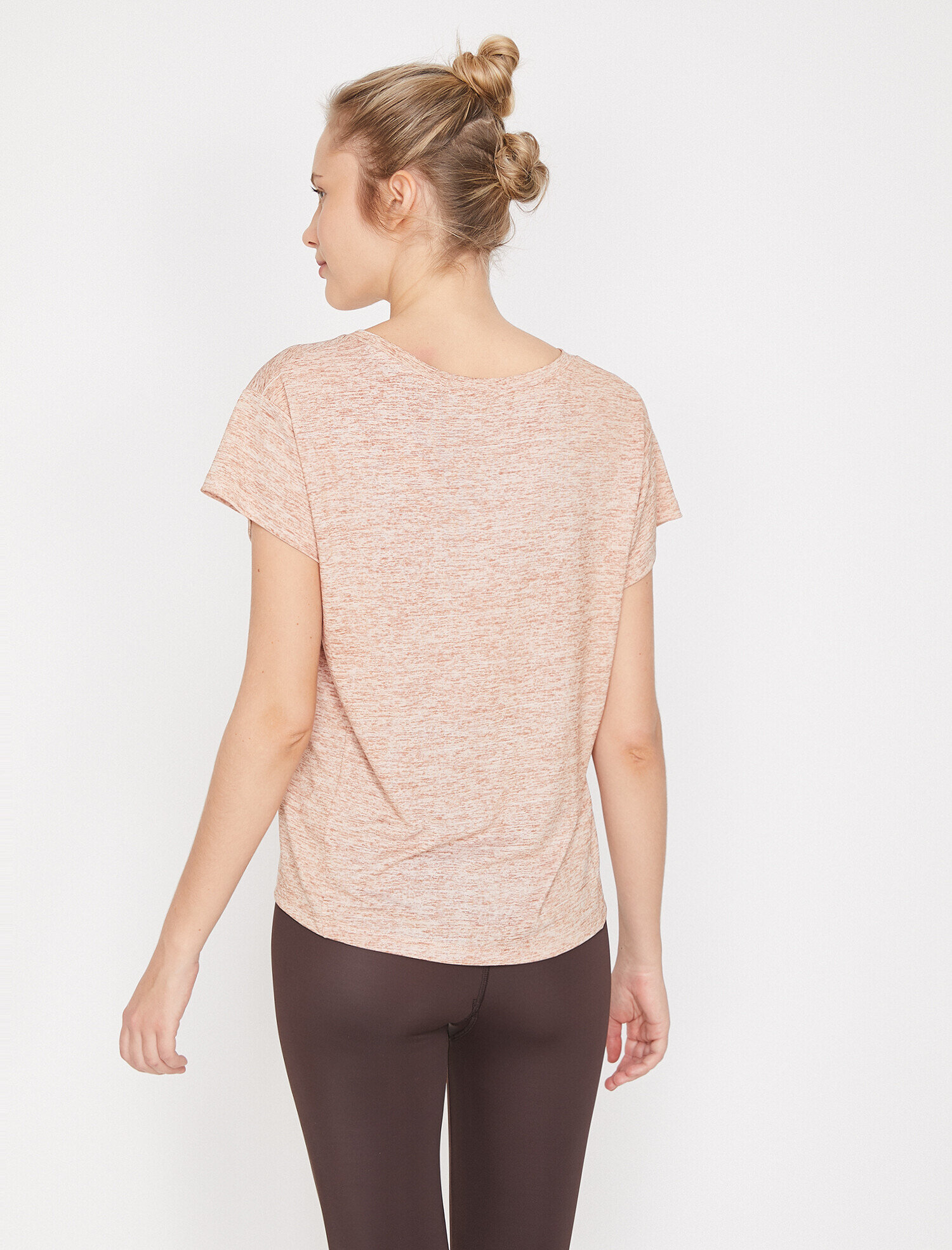   Spor T-Shirt Bisiklet Yaka Kısa Kollu