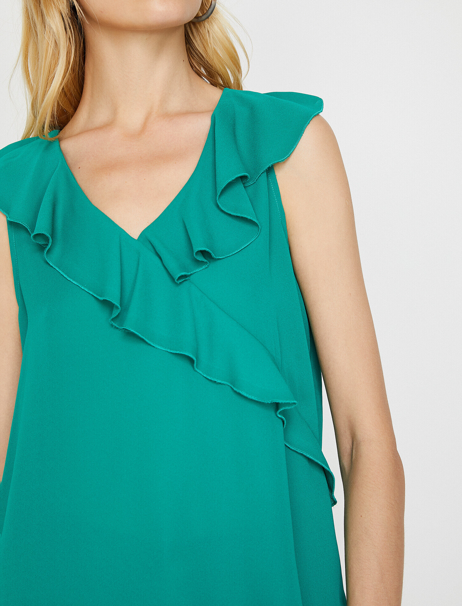   Fırfır Detaylı Bluz