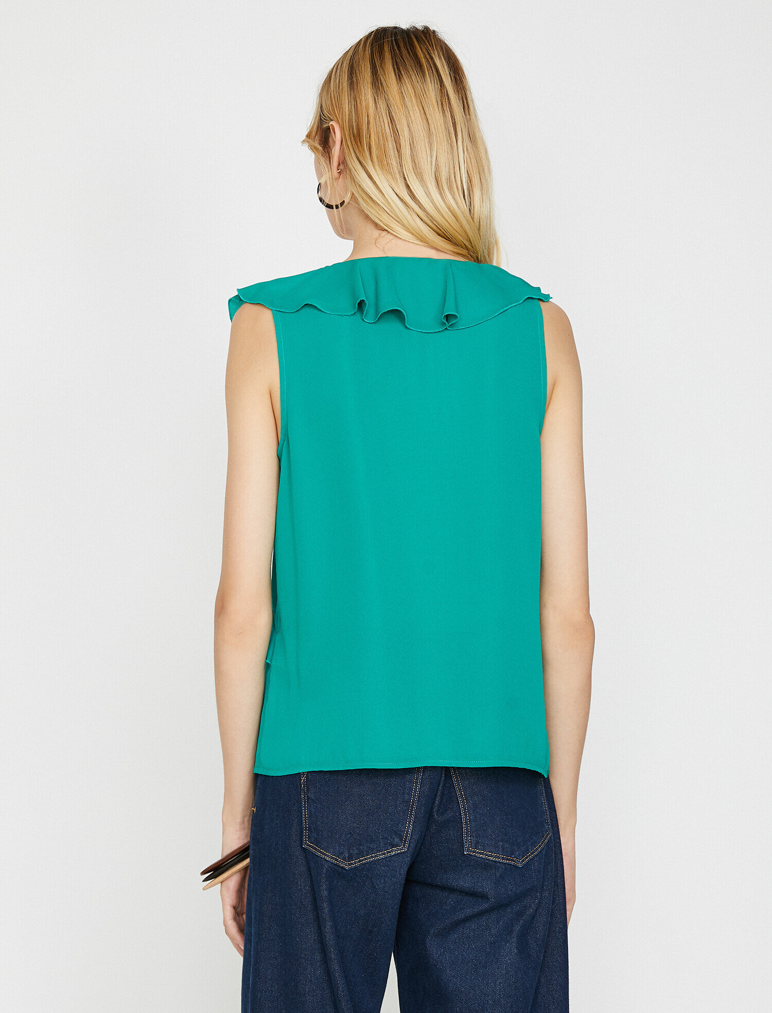   Fırfır Detaylı Bluz