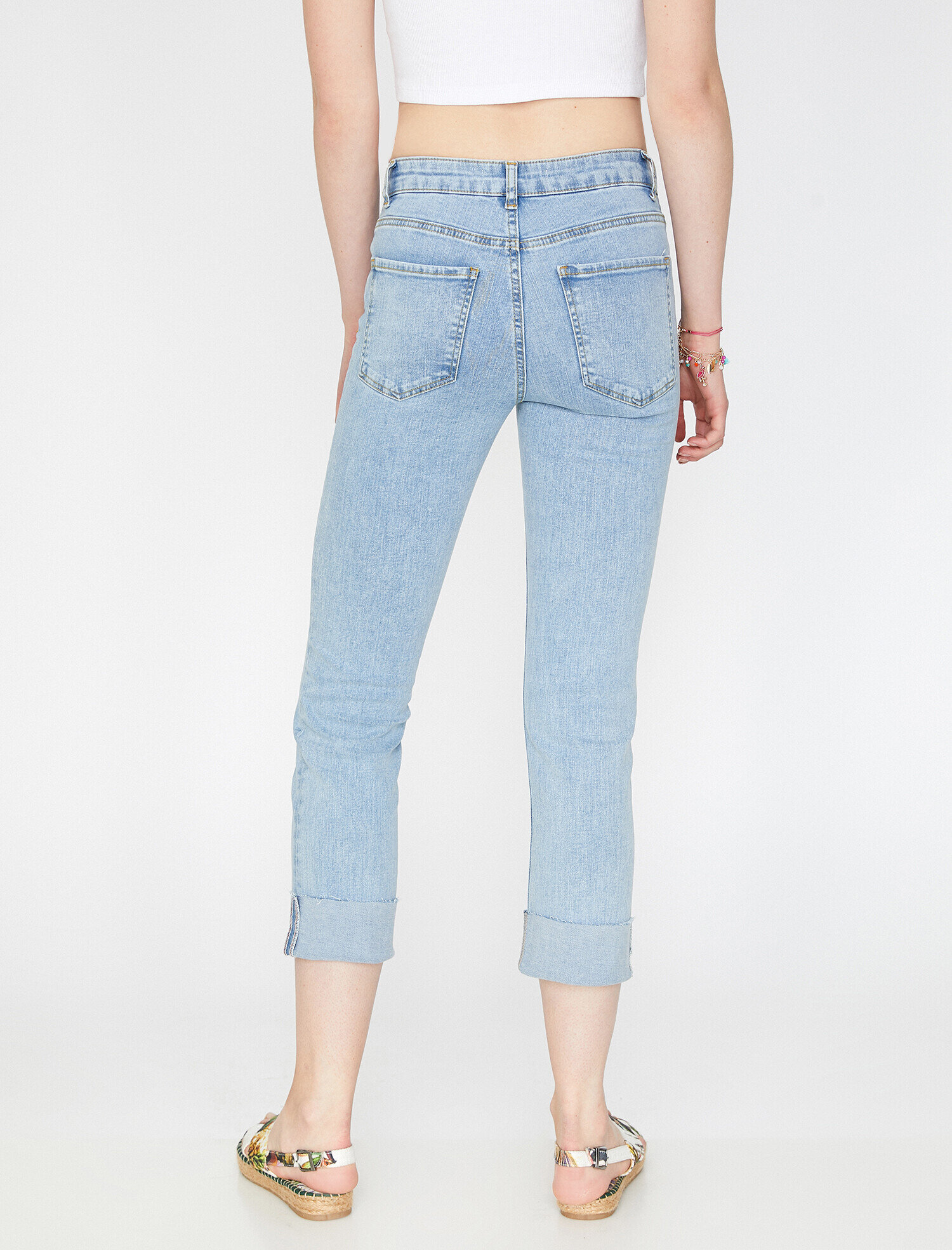   Eve Slim Jean - Yüksek Bel Normal Kesim Hafif Düz Paça Pantolon