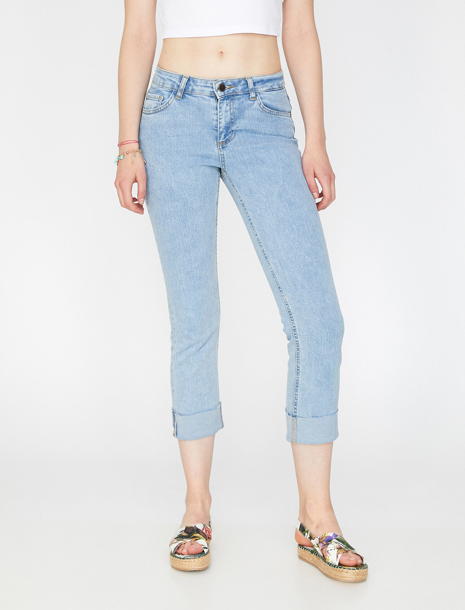   Eve Slim Jean - Yüksek Bel Normal Kesim Hafif Düz Paça Pantolon