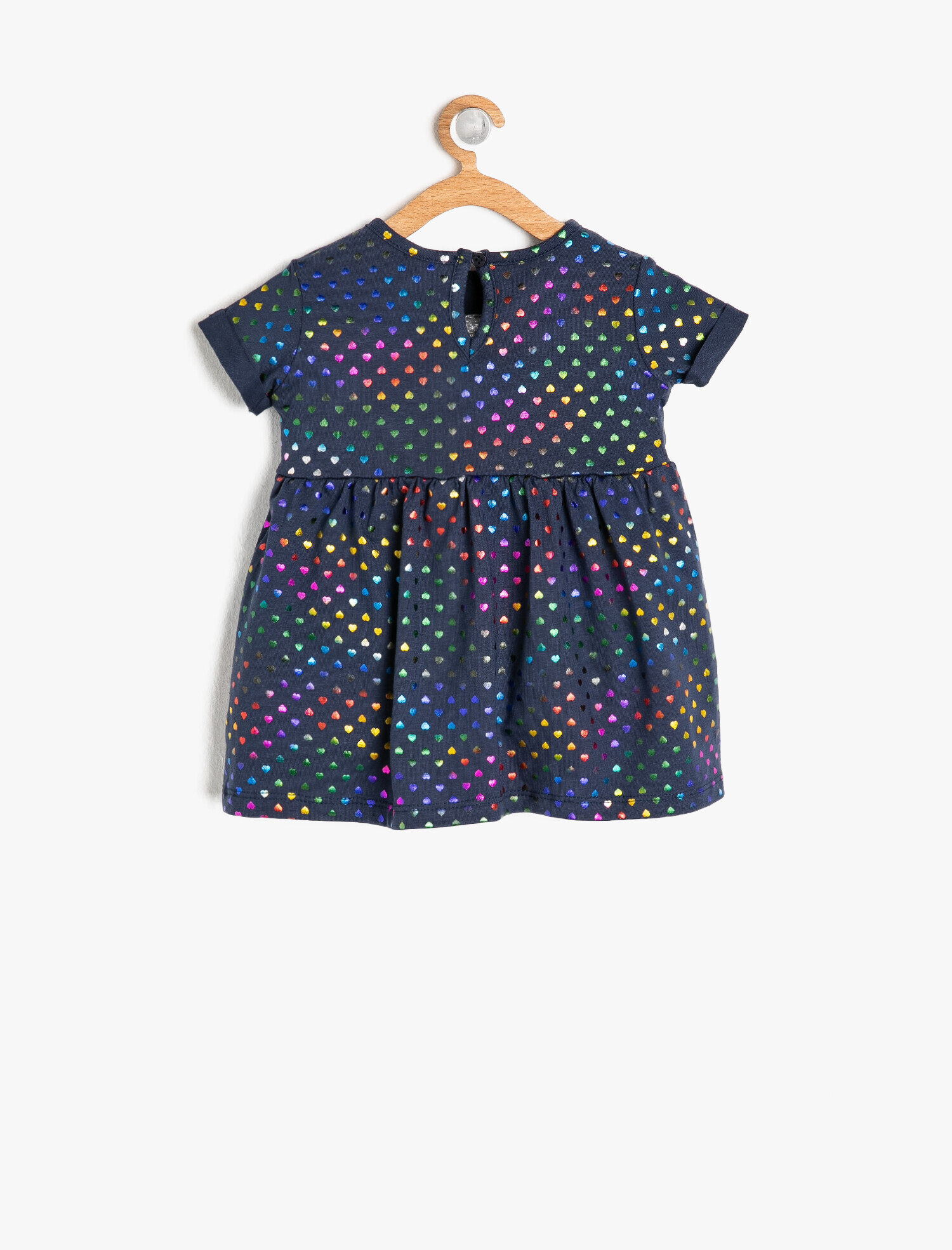  Kız Bebek Baskılı Elbise