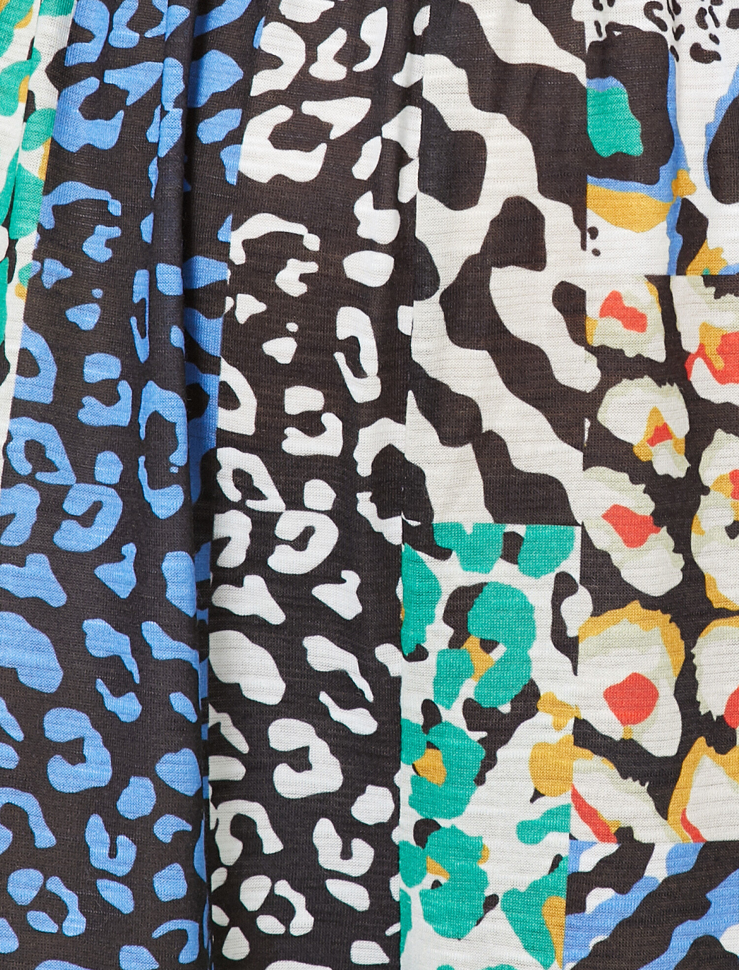 Omuz Detaylı Kolsuz Leopar Desenli Tulum