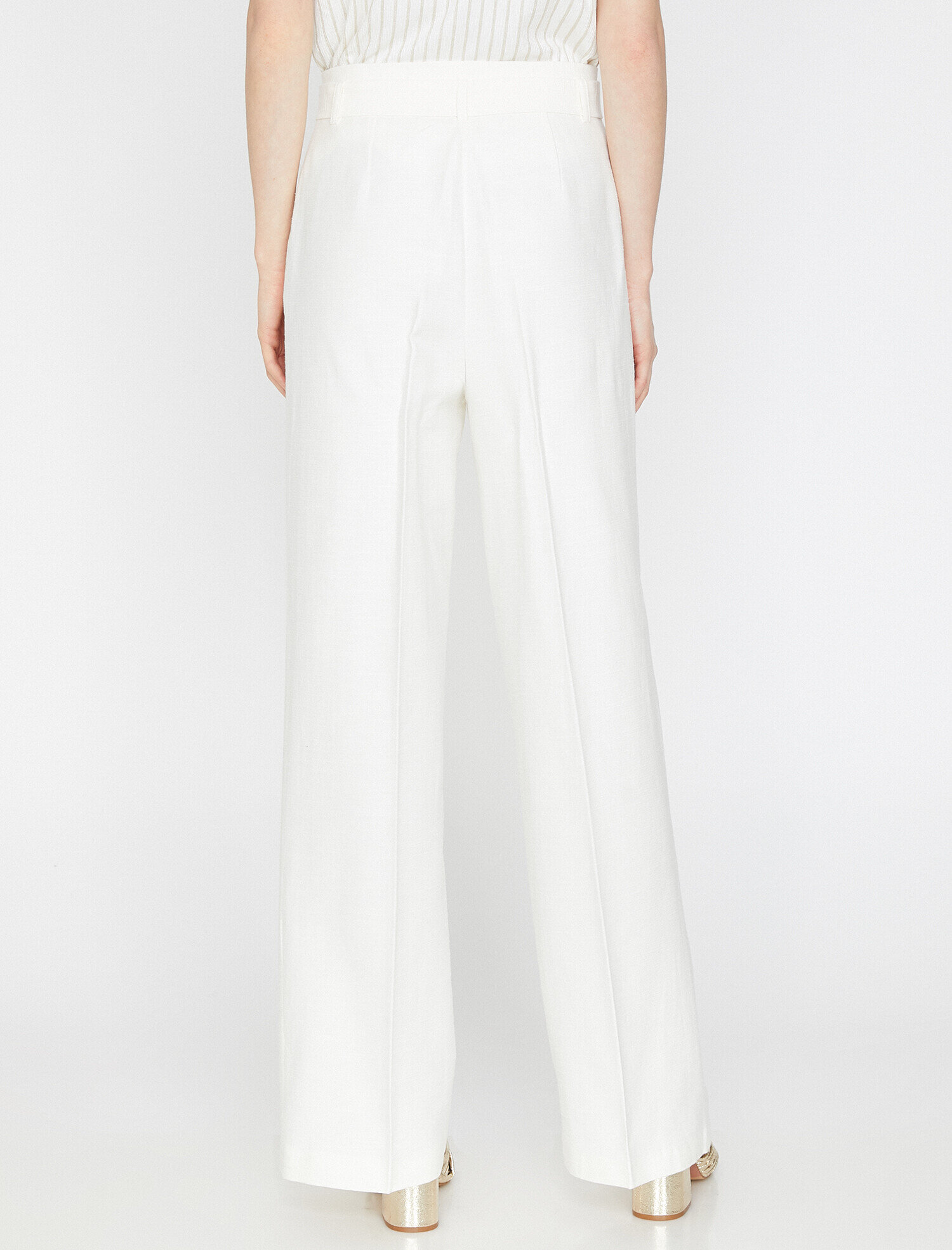   Kemer Detaylı Pantolon