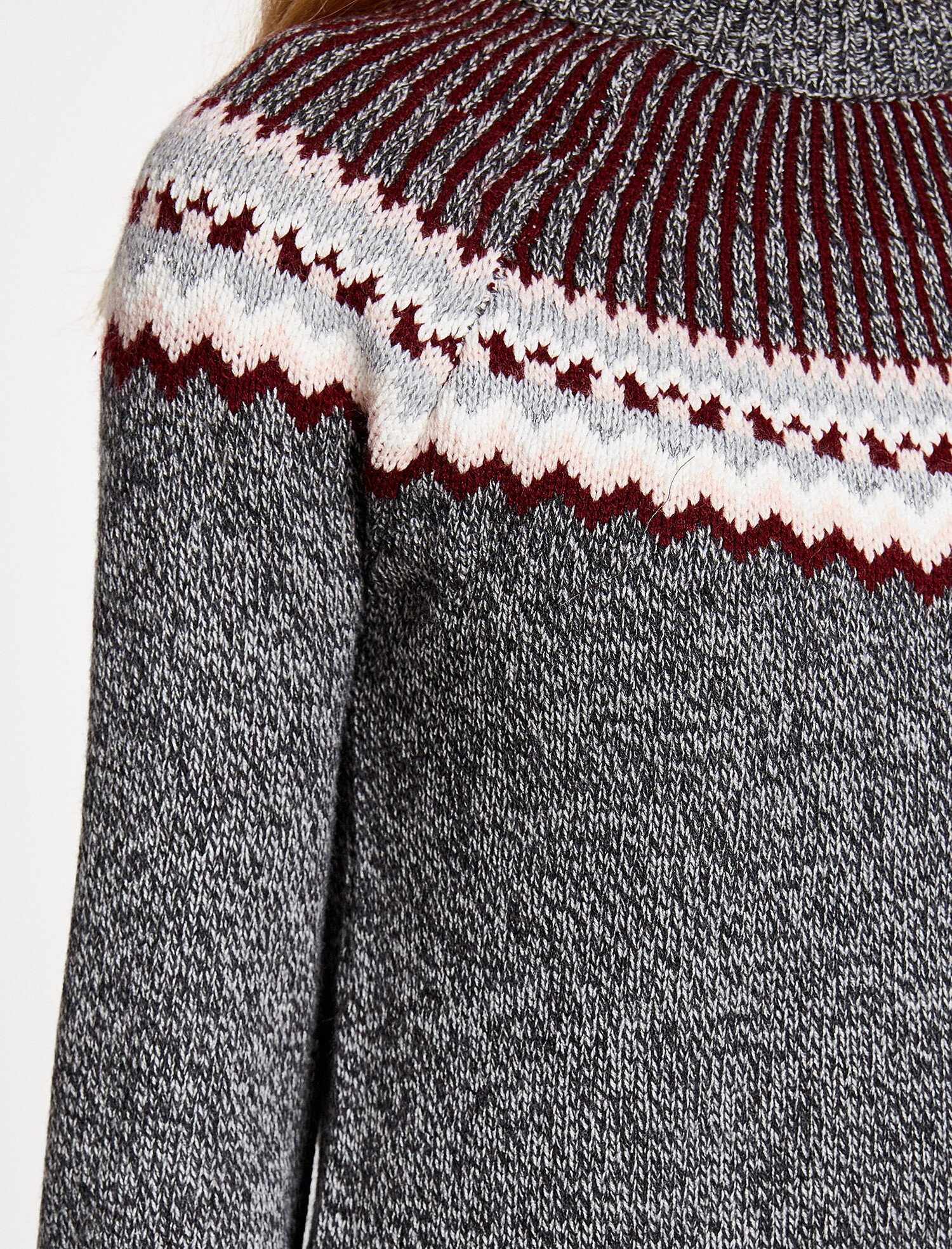   Püskül Detaylı Triko Tunik