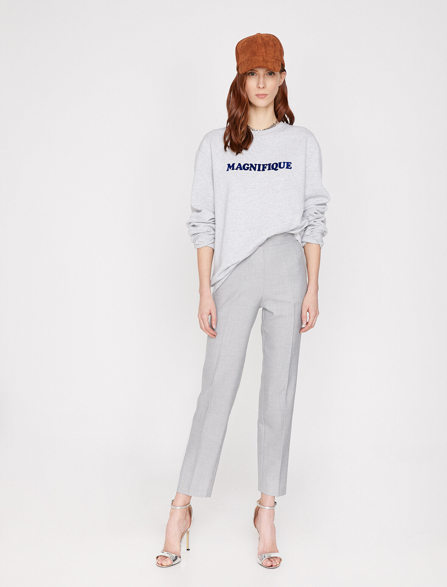   Şerit Detaylı Pantolon