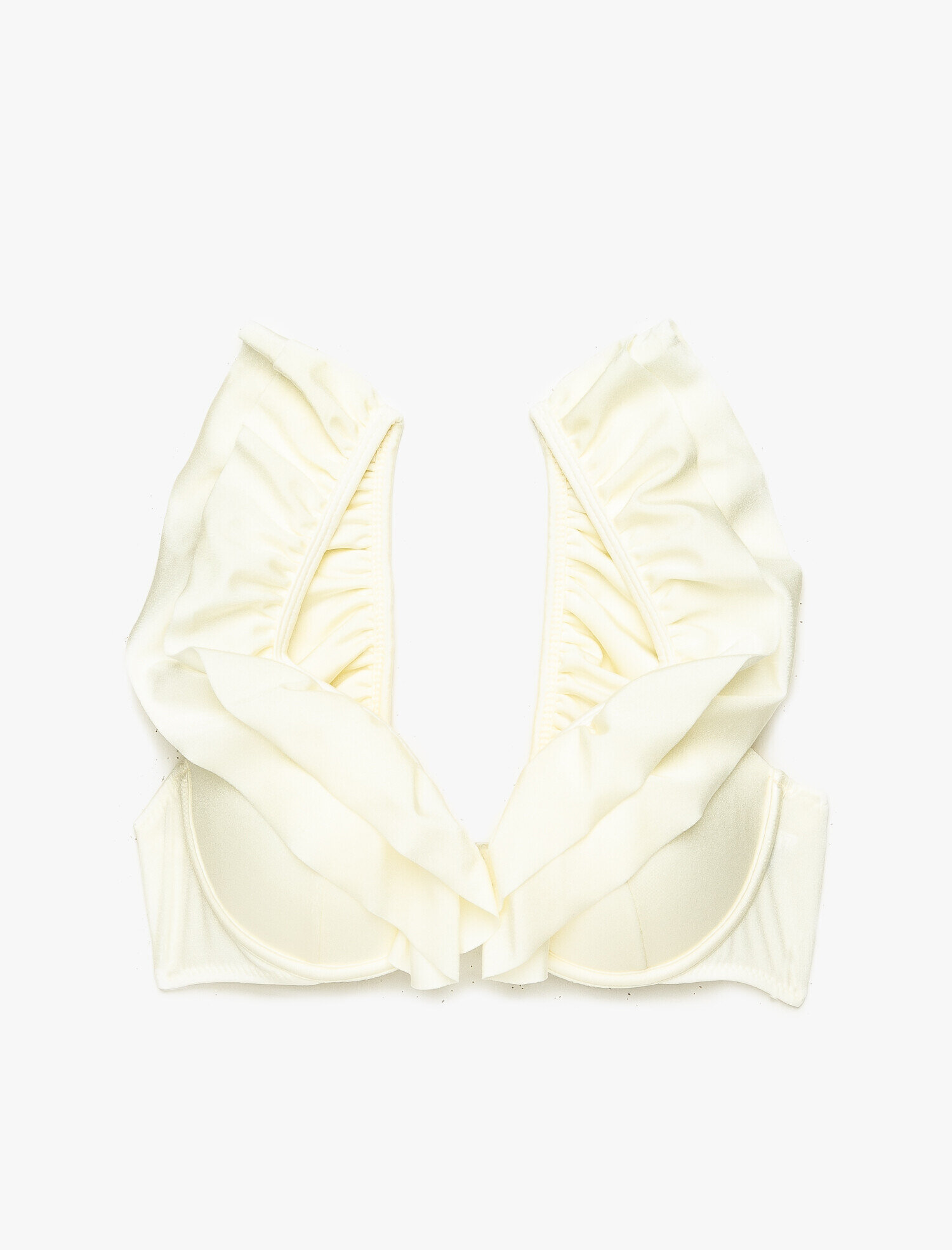   Fırfır Detaylı Bikini Üstü