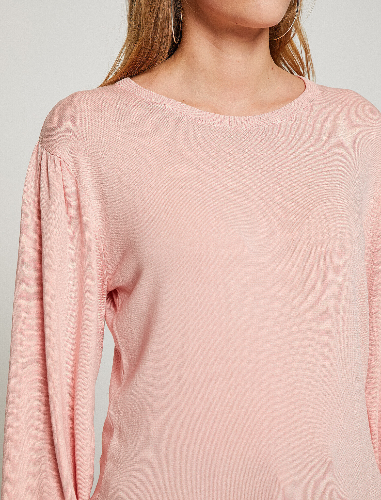   Kol Detaylı Triko Kazak