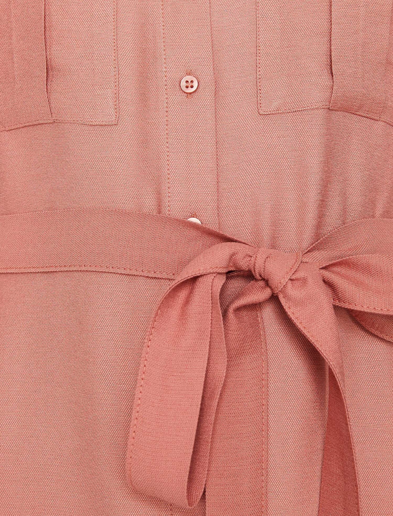   Düğme Detaylı Elbise