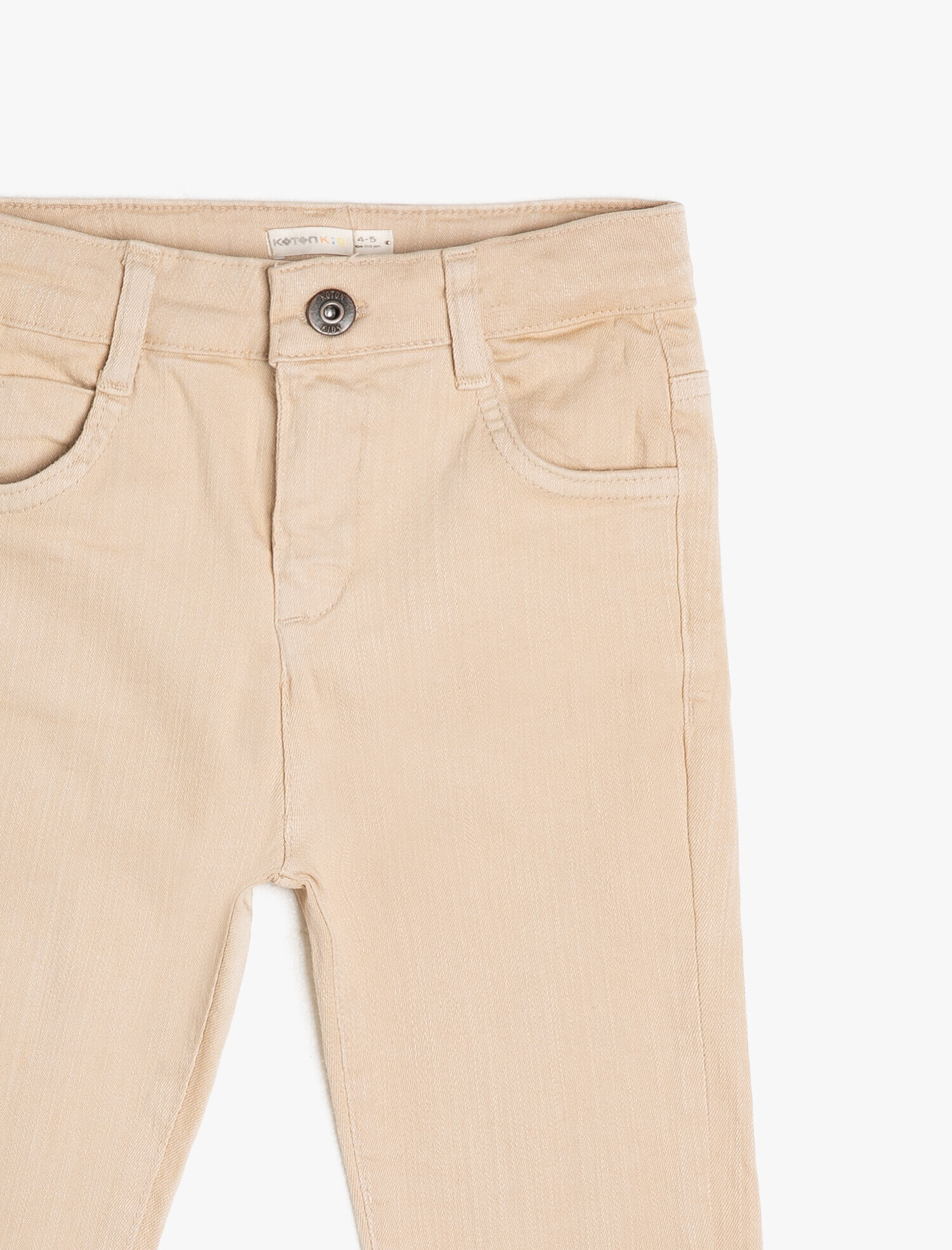  Erkek Çocuk Chino Basic Pantolon Pamuklu Cepli