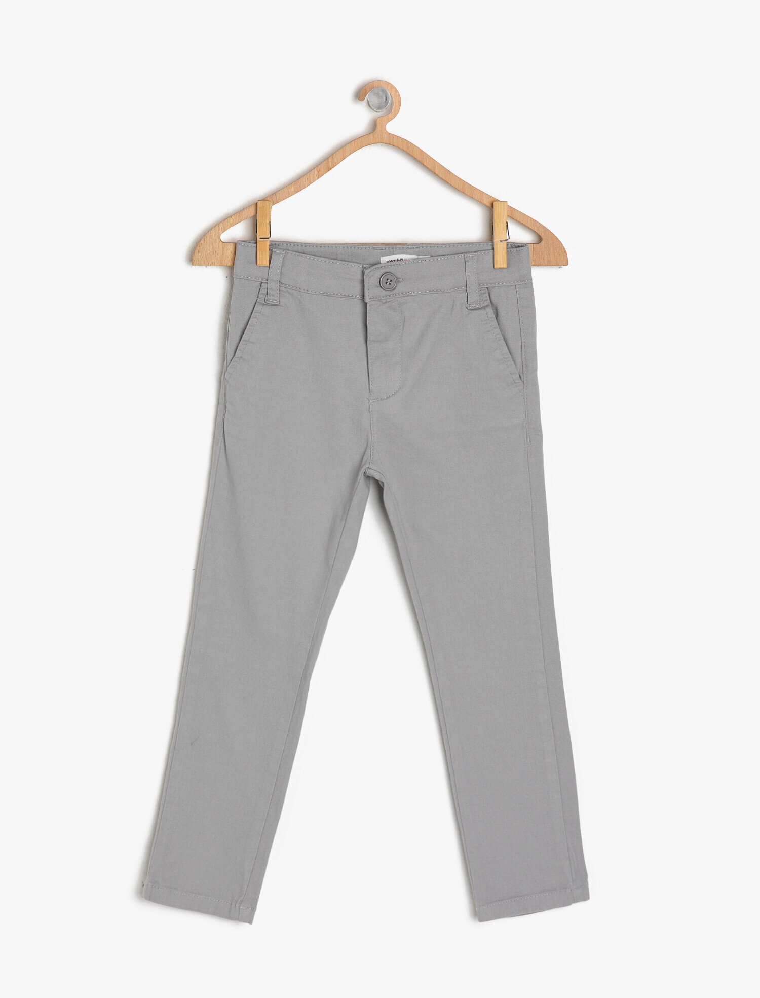  Erkek Çocuk Chino Basic Pantolon Pamuklu Cepli