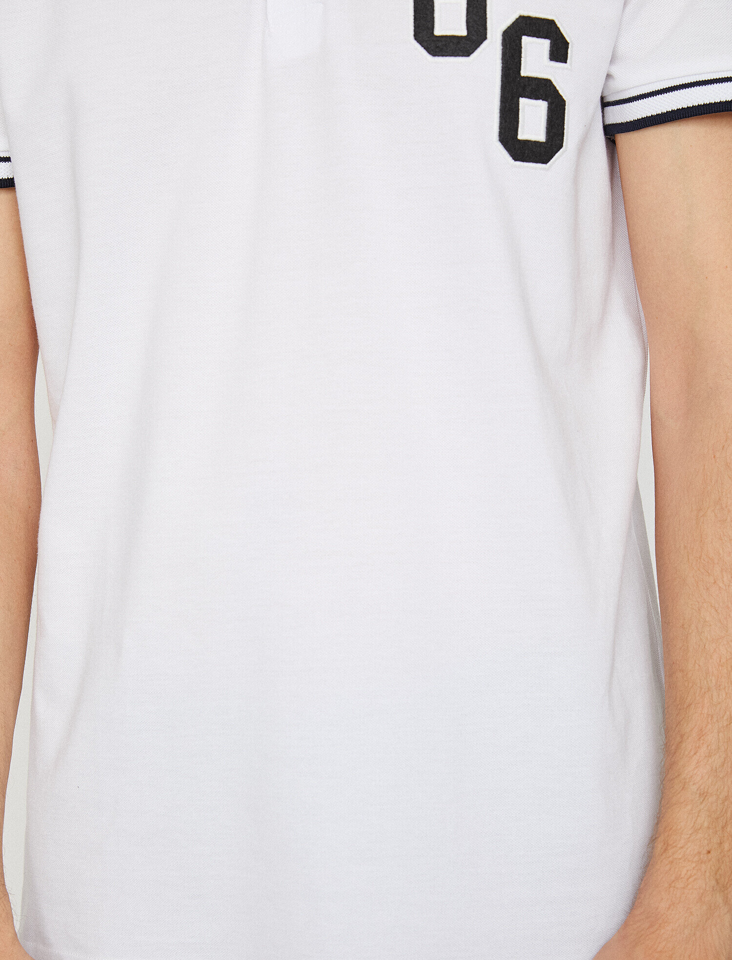   Aplikeli Polo Yaka Tişört