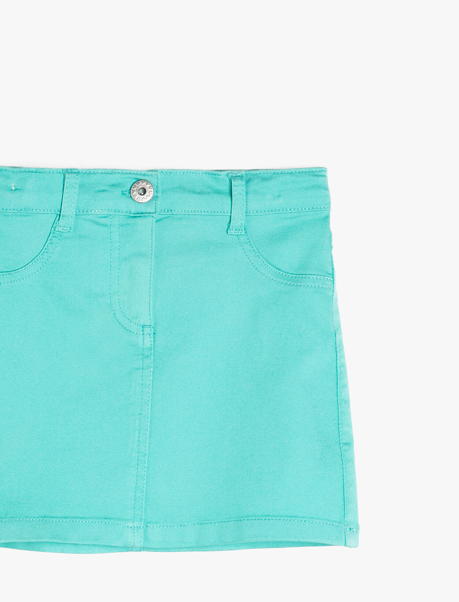  Kız Çocuk Cep Detaylı Etek