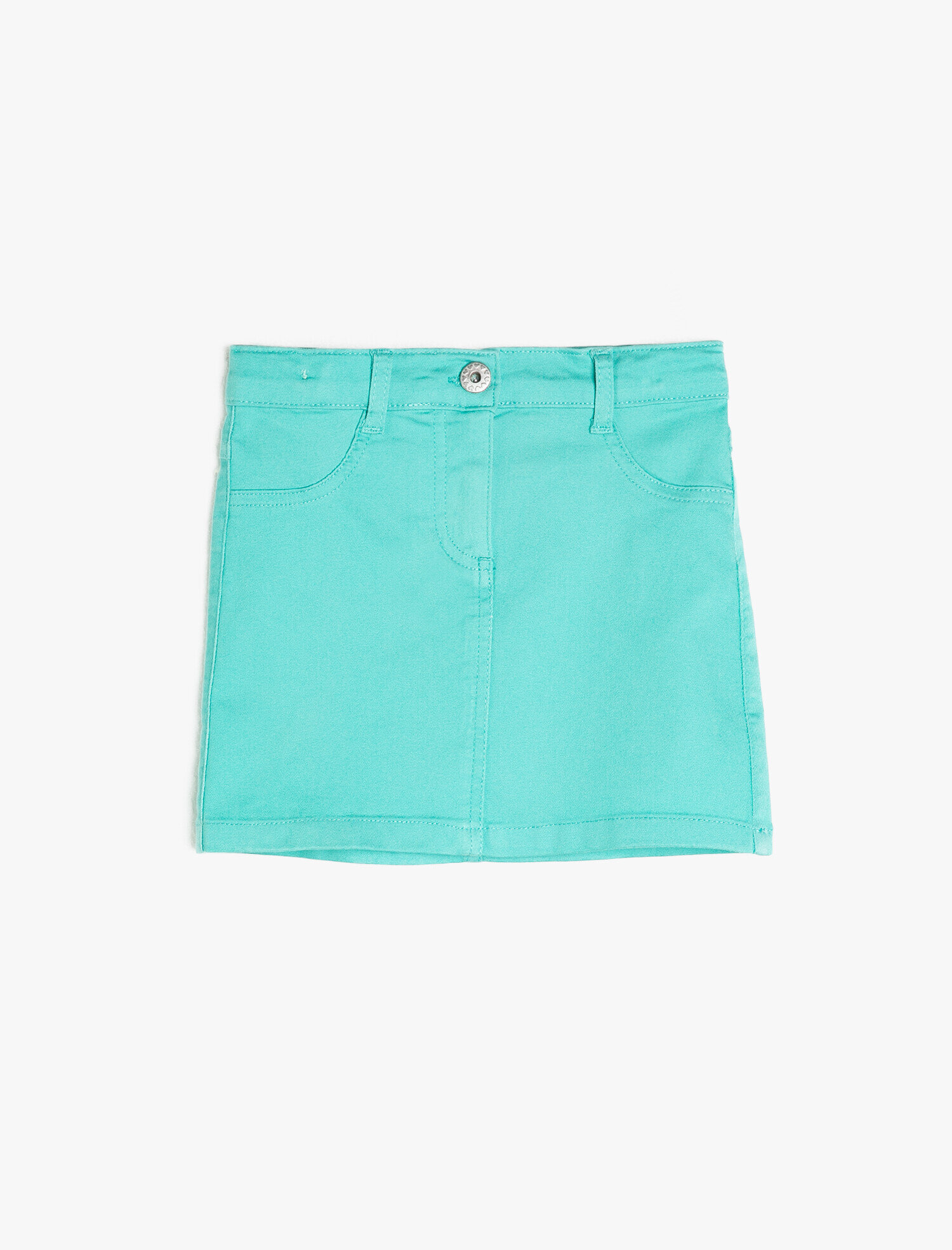  Kız Çocuk Cep Detaylı Etek